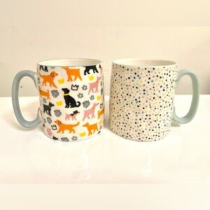 10 Strawberry Street Dogs & Dots Mug Set